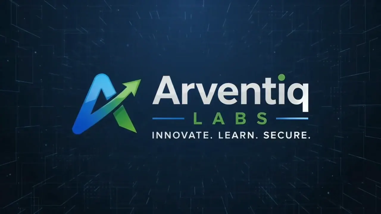 Arventiq Labs logo: Innovate. Learn. Secure.